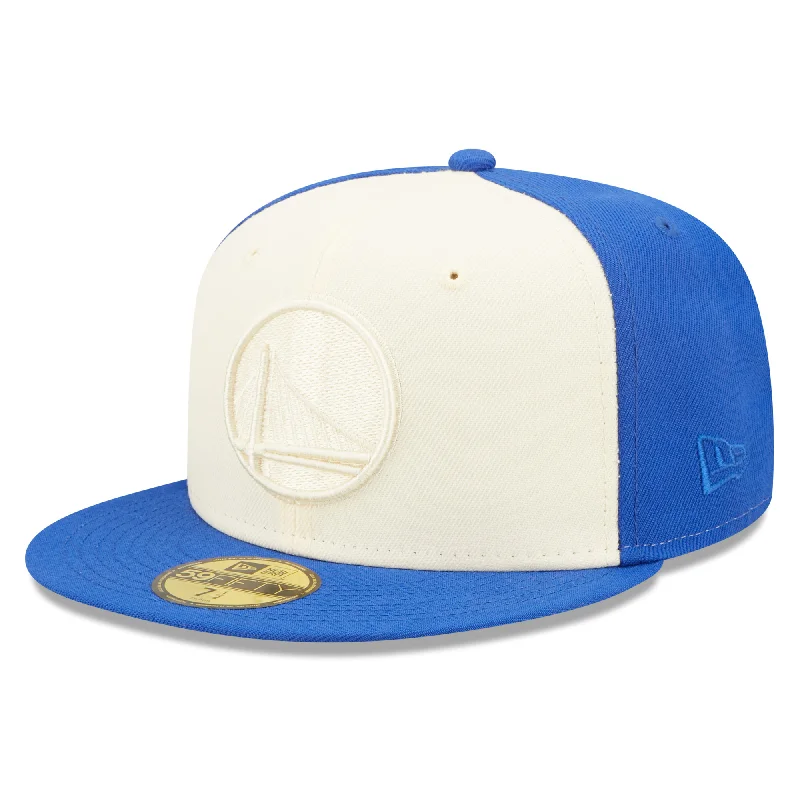 Flash Deal NEW ERA GOLDEN STATE WARRIORS 2-TONE 59FIFTY FITTED HAT -BLUE/CREAM