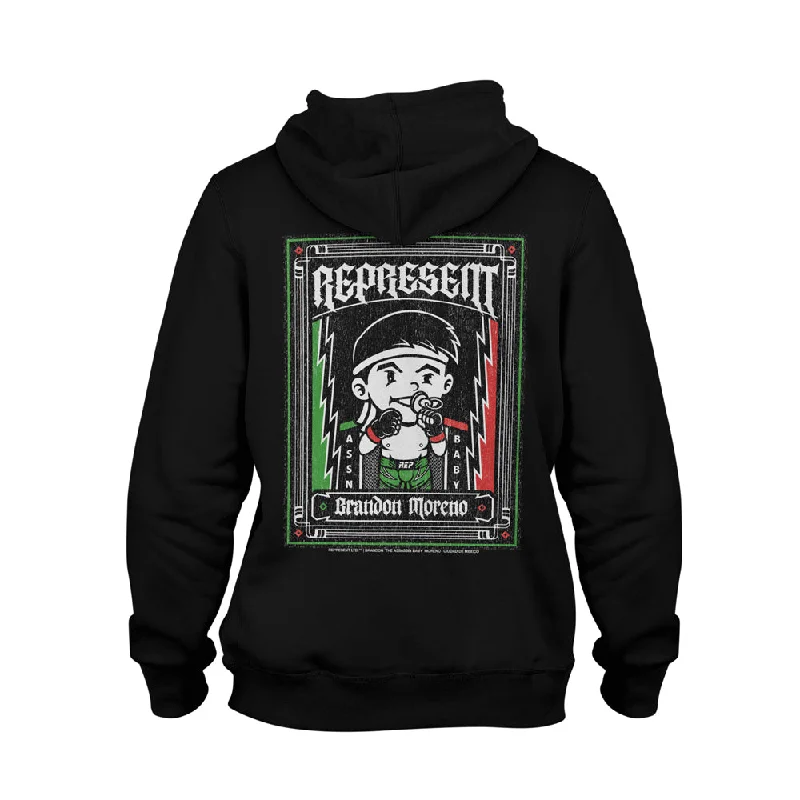 The Assassin Baby CIUDAD MEXICO Heavy Hoodie [BLACK] UFC MEXICO CITY