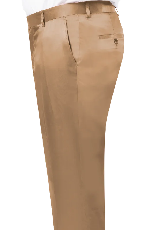 Weekend Special Kent & Park PS-02 Satin Slim Fit Pants Tan