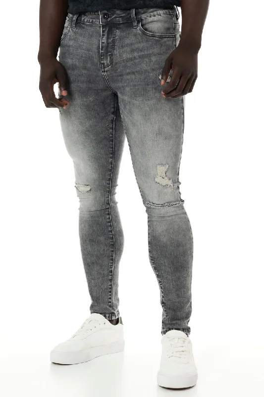 Early Access Rf10 Rip And Repair Skinny Jeans _ 146865 _ Light Grey