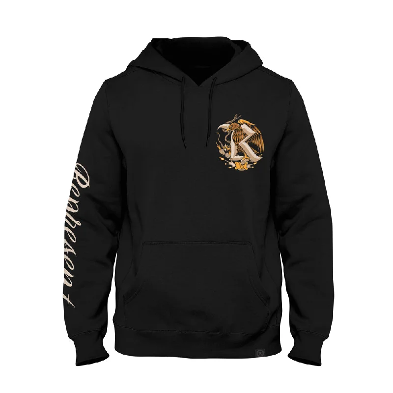 Special Offer Si Somos Heavy Hoodie [BLACK] SHADES OF BROWN COLLECTION