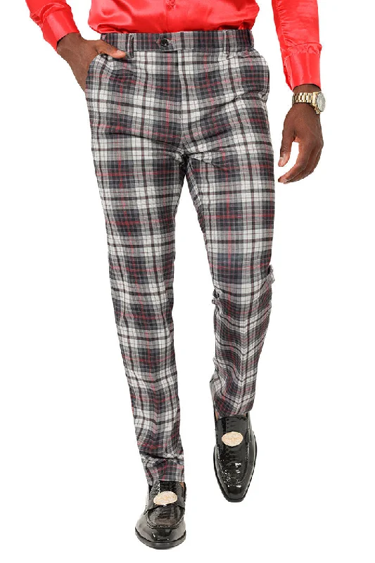 Today’s Deal Barabas Kherson 2CP191 Chino Slim Fit Pants Black/Red