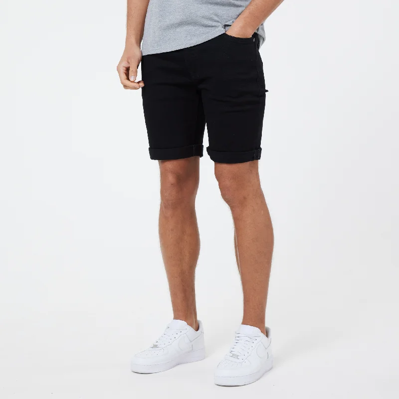 Extra Savings Denim Short | Black Wash