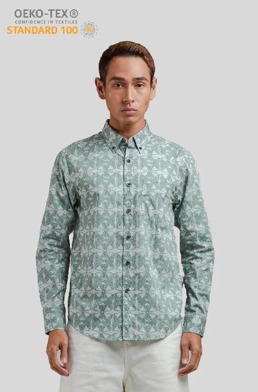 Nusantara Long Sleeve Slim Fit in Textured Paper