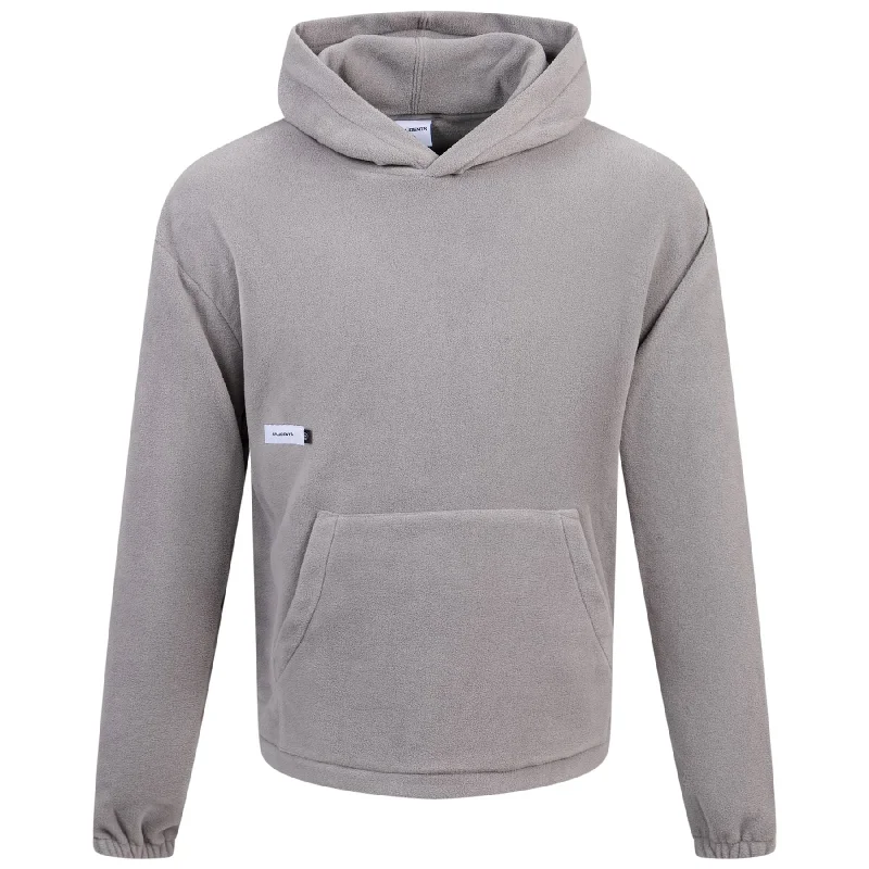 Spade Polar Fleece Pullover Hoodie Grey - AW24