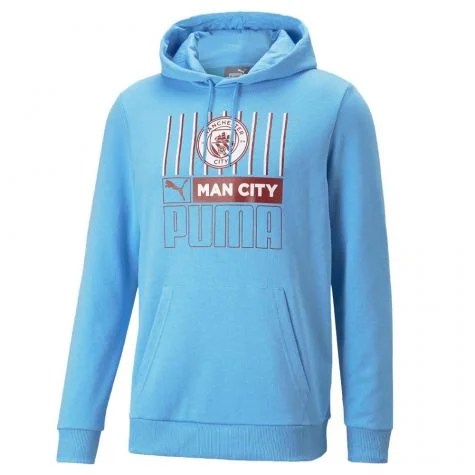 Today's Deal PUMA Manchester City F.C CORE HOODIE- BABY BLUE