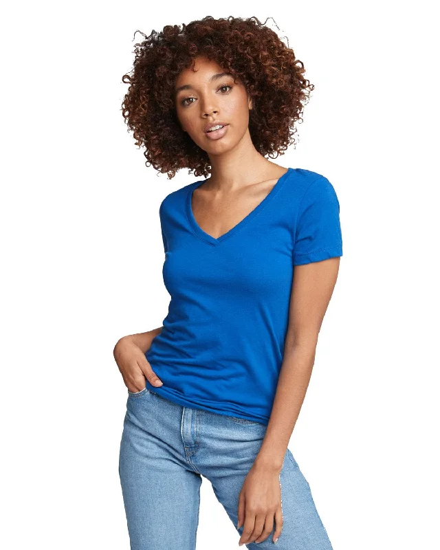 Weekend Bargains to Indulge In Next Level Ladies Ideal V-Neck Tee | Royal