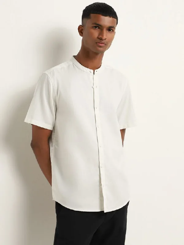 Get It Before It’s Gone ETA Off-White Solid Resort Fit Shirt
