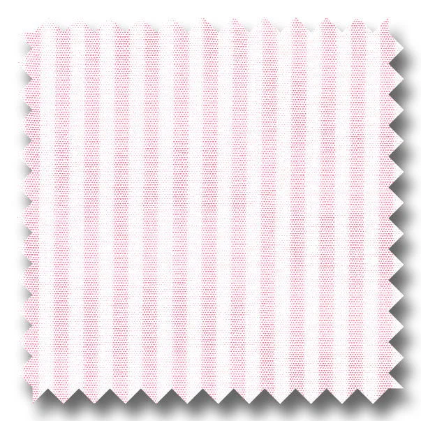Huge Savings Light Pink Stripe 2Ply Broadcloth - Custom Dress Shirt