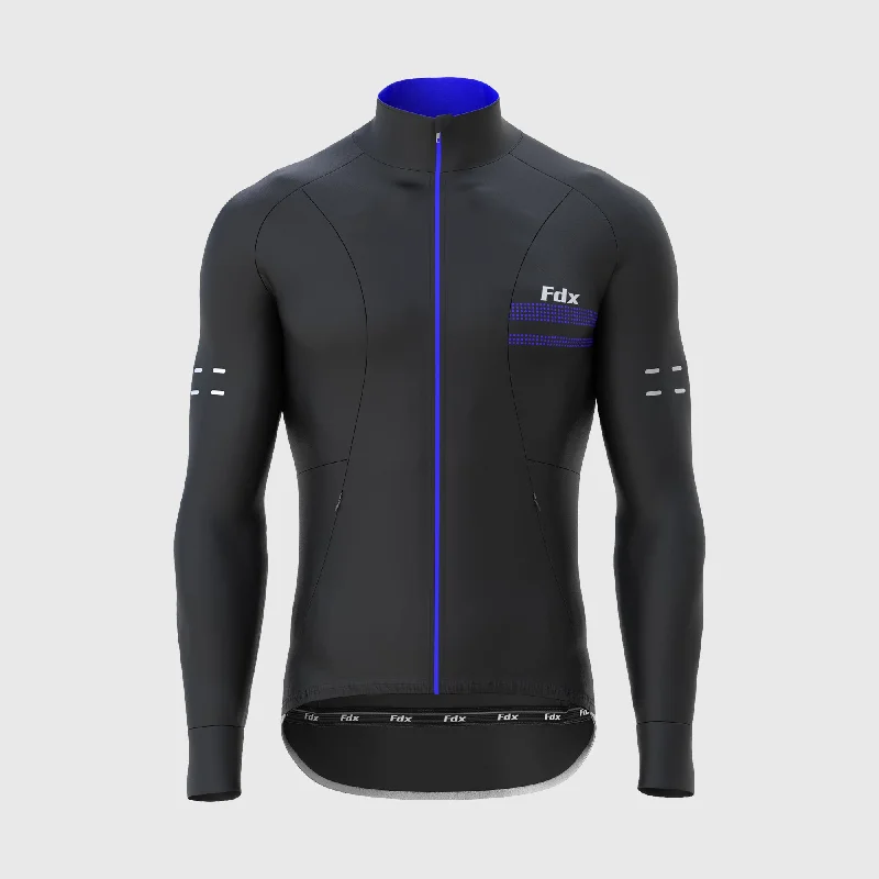 Referral Discount Fdx Arch Men's & Boy's Blue Thermal Roubaix Long Sleeve Cycling Jersey Referral Discount Fdx Arch Men's & Boy's Blue Thermal Roubaix Long Sleeve Cycling Jersey