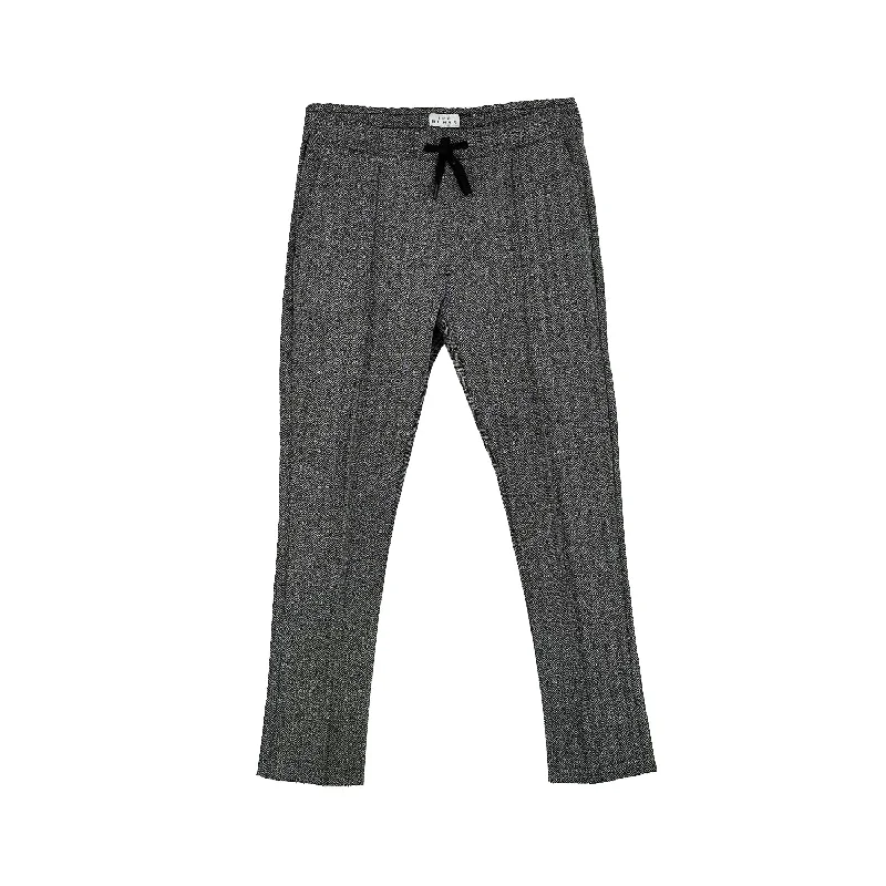 Weekend Deals That Please Jacquard Stretch Knit Herringbone Jogger