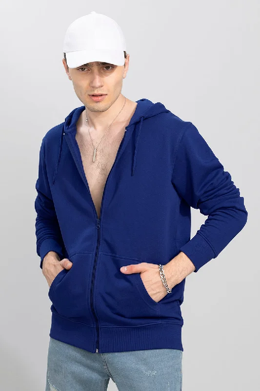 Rollick Blue Hoodie