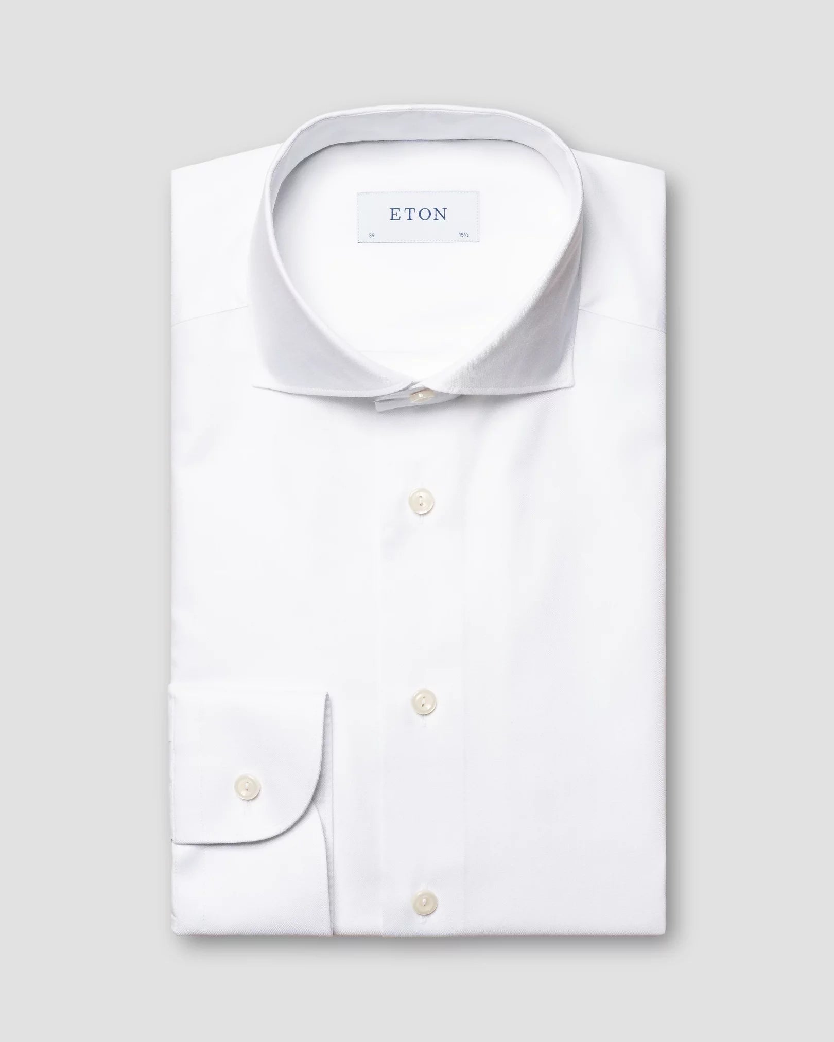 Today Only White Solid Signature Oxford Contemporary Fit Shirt - ETON