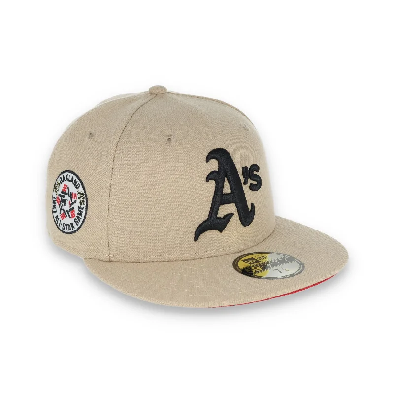 The Best Deal New Era Oakland Athletics 1987 All Star Patch 59FIFTY Fitted-Tan/Black The Best Deal New Era Oakland Athletics 1987 All Star Patch 59FIFTY Fitted-Tan/Black