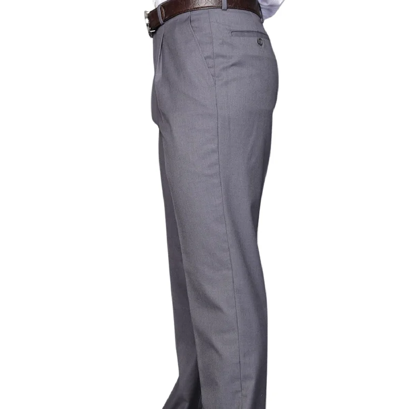 Cash Savings Dubhe Collection: Charcoal Pleated Wool Pants