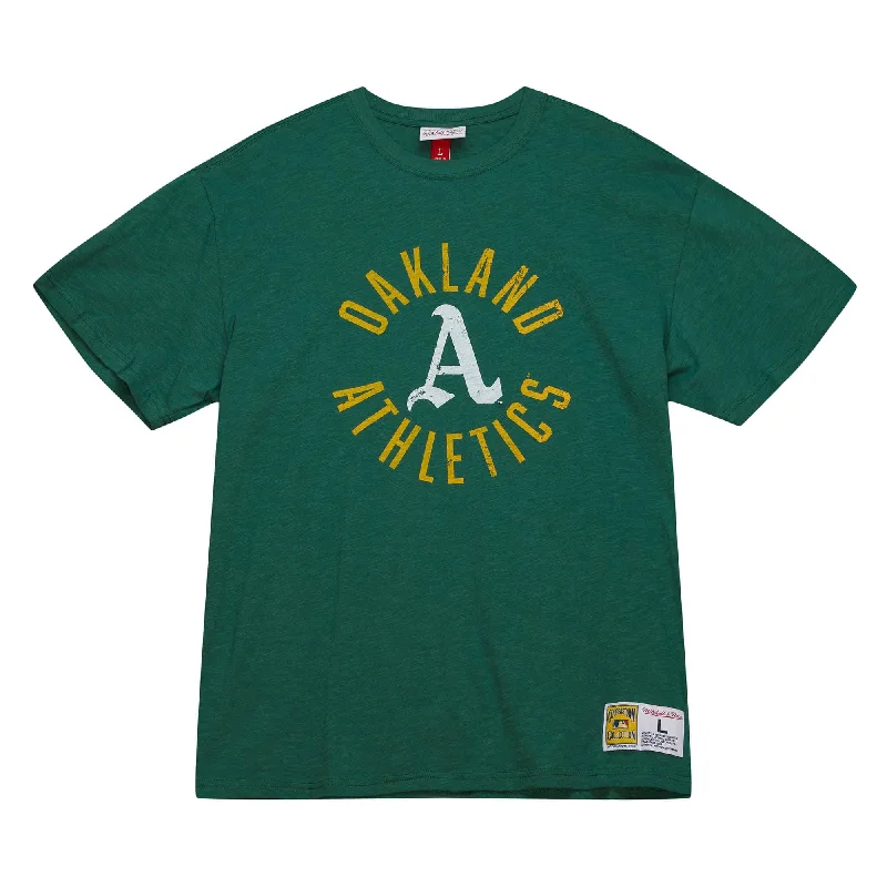 Super Discount Mitchell & Ness Legendary Slub S/S Tee Oakland Athletics