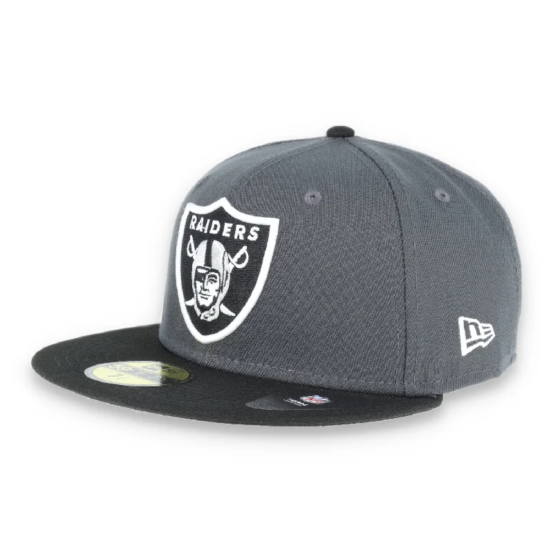 Cash Savings Las  Vegas Raiders New Era 59Fifty Fitted  Shield Logo -Black/Grey