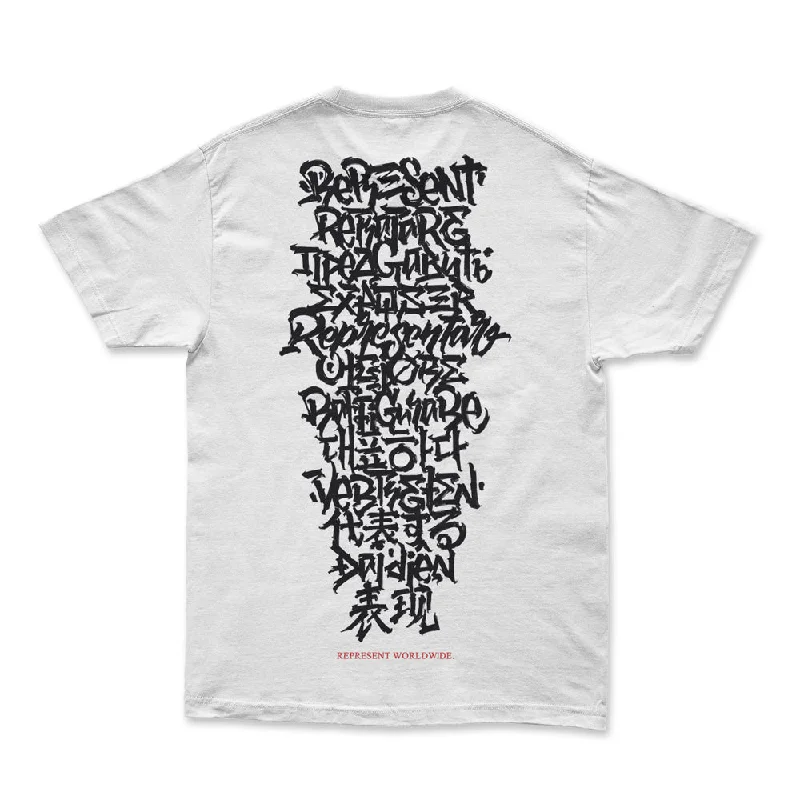 Midnight Madness Worldwide Heavyweight Tee [WHITE] WE ARE ALL ONE COLLECTION
