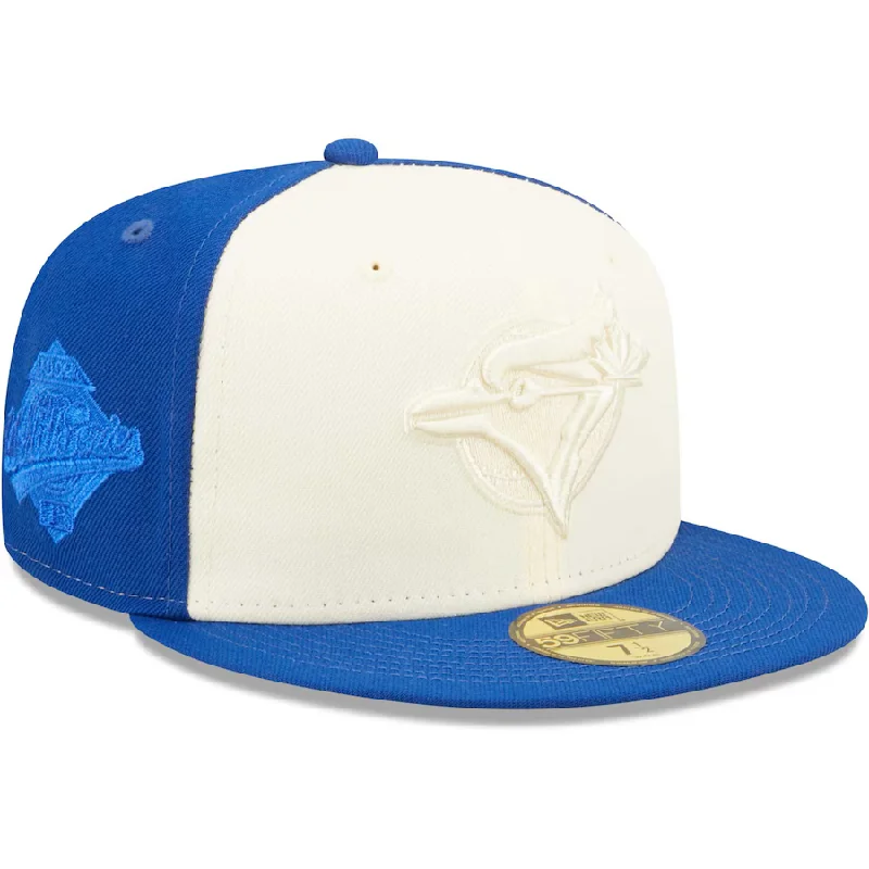 Markdown Sale NEW ERA TORONTO BLUE JAYS 2-TONE 59FIFTY FITTED HAT-BLUE/CREAM