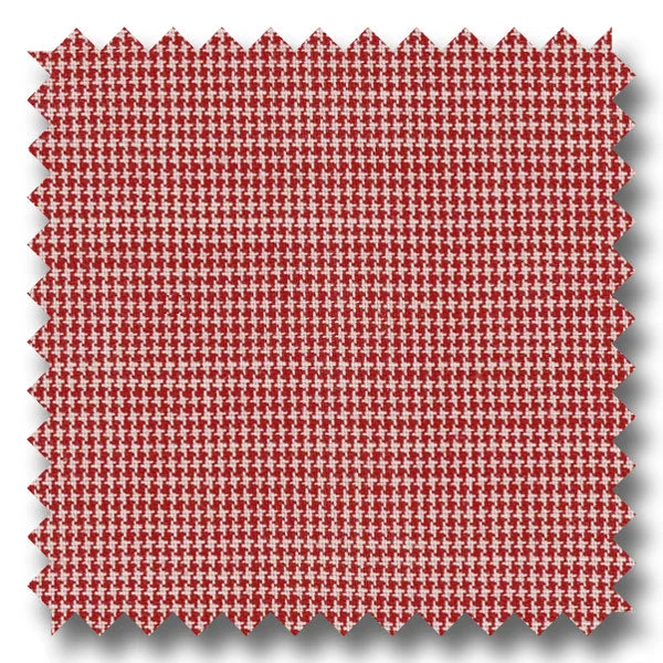 Best Seller Red and Cream Check Broadcloth - Custom Dress Shirt
