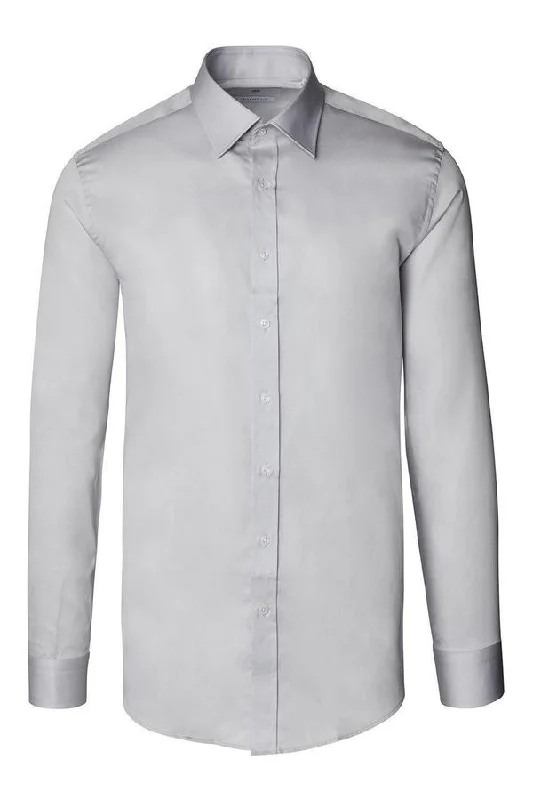 Weekend Specials You Can't Miss Italian Collar Dress Shirt - Grey