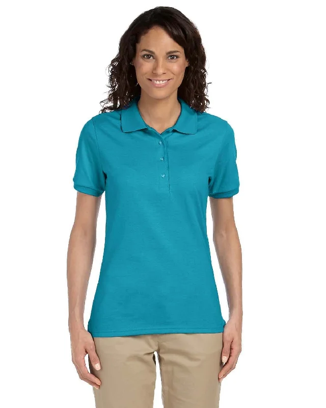 Jerzees Ladies 50/50 Jersey Knit Polo Shirt | California Blue