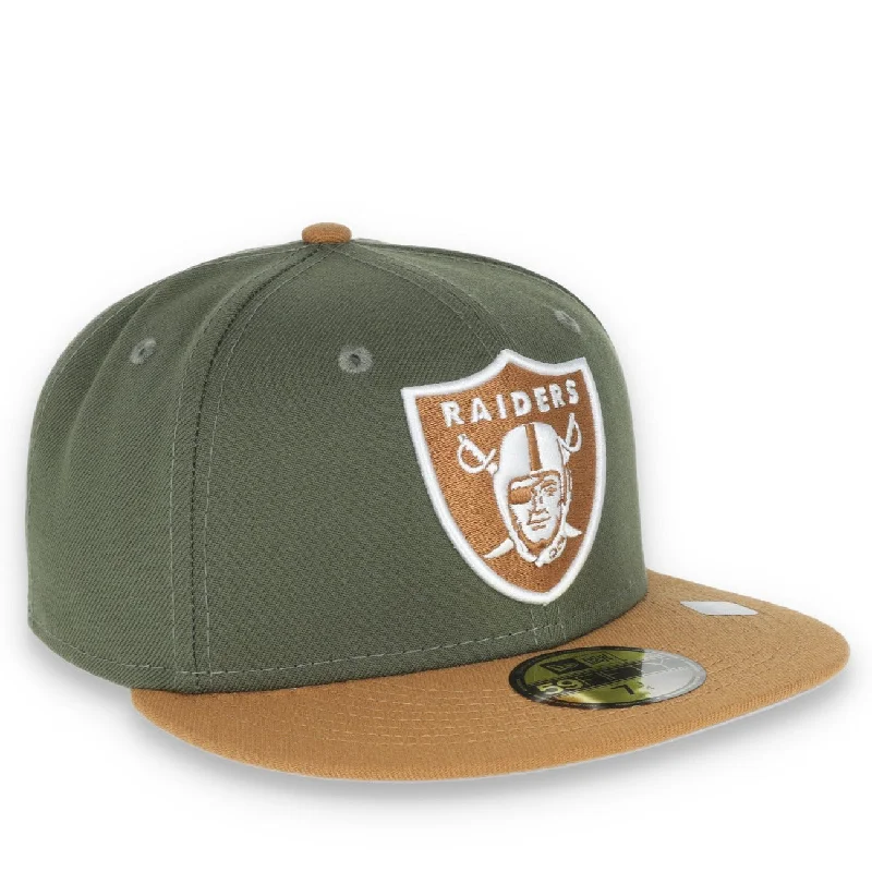 Discount Deals NEW ERA LAS VEGAS RAIDERS 59FIFTY COLOR PACK-OLIVE/TAN