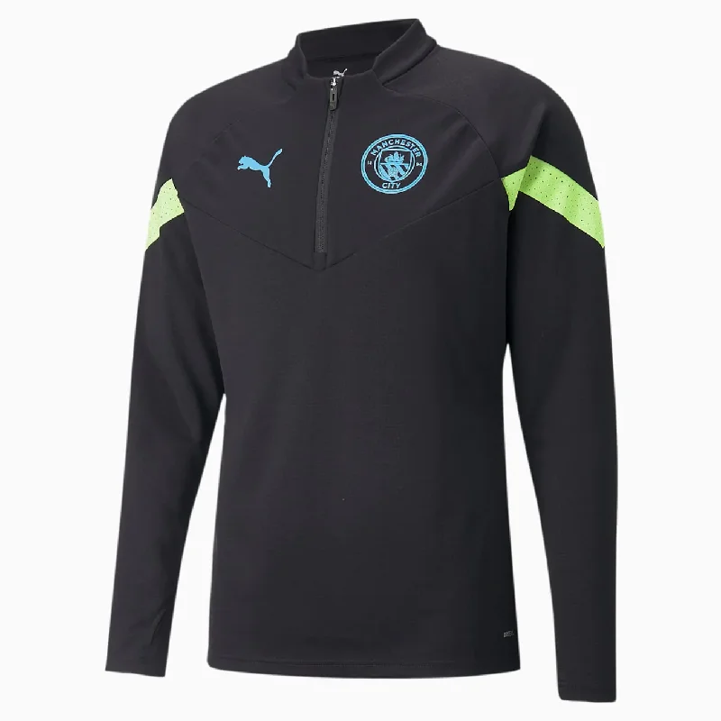 Time-Limited Offer PUMA MANCHESTER CITY FC 1/4 ZIP MEN'S TRAINING TOP