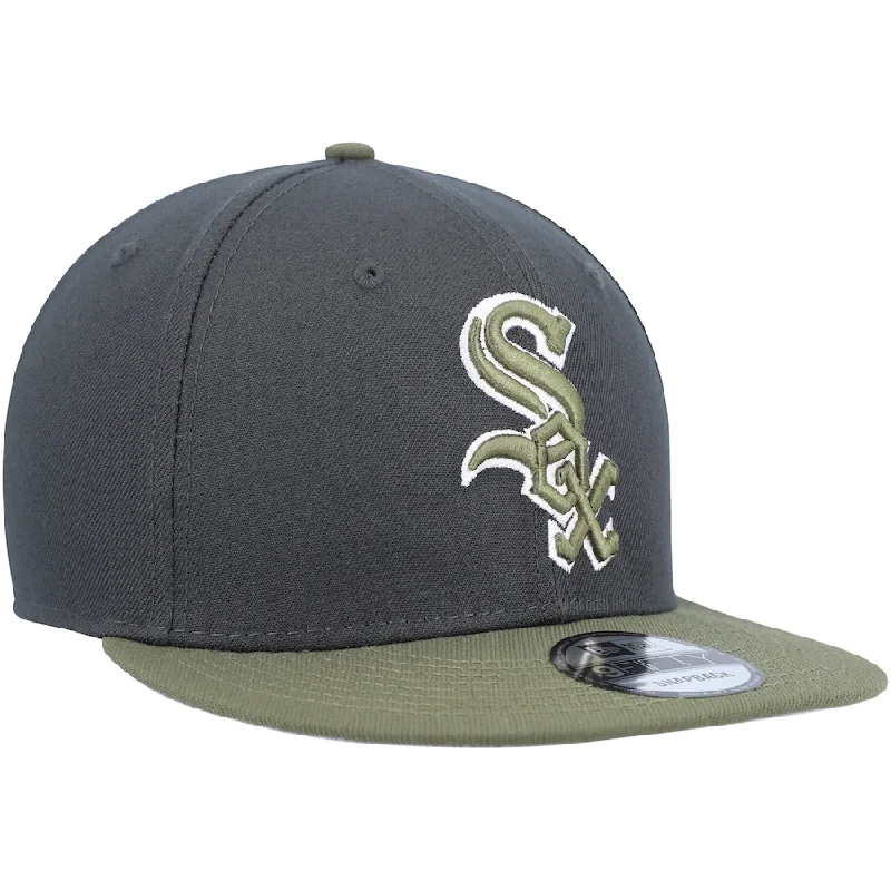 Value Deals New Era Chicago White Sox 2-Tone Color Pack 9FIFTY Snapback Hat-Grey/Olive Value Deals New Era Chicago White Sox 2-Tone Color Pack 9FIFTY Snapback Hat-Grey/Olive
