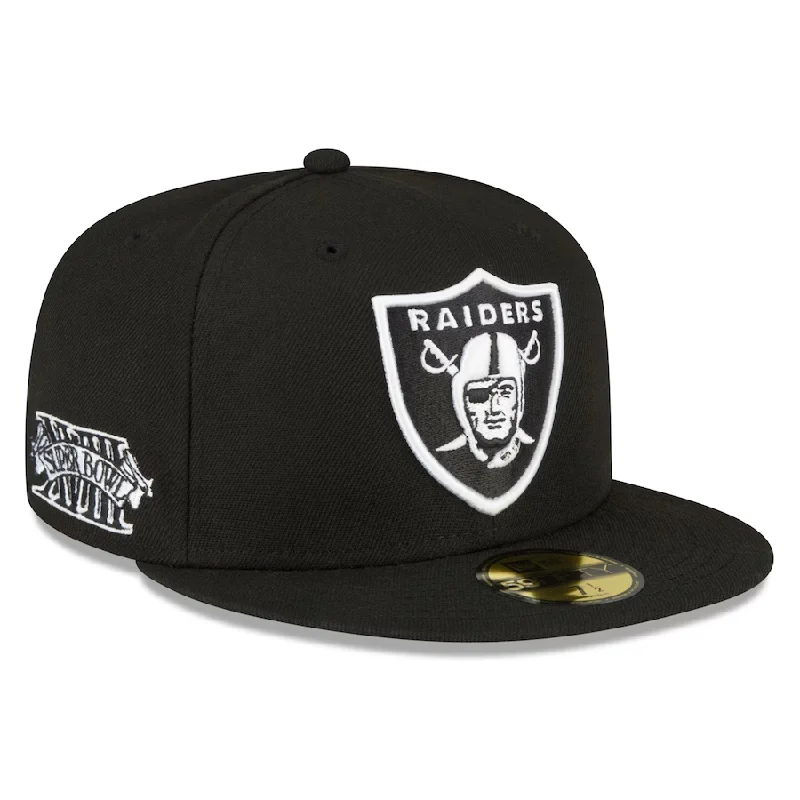 Price Fest NEW ERA LAS VEGAS RAIDERS BLACK & WHITE SUPERBOWL XVIII SIDE PATCH 59FIFTY FITTED Price Fest NEW ERA LAS VEGAS RAIDERS BLACK & WHITE SUPERBOWL XVIII SIDE PATCH 59FIFTY FITTED