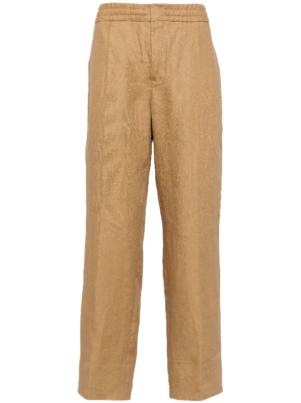 Elasticated Slim-Fit Trousers