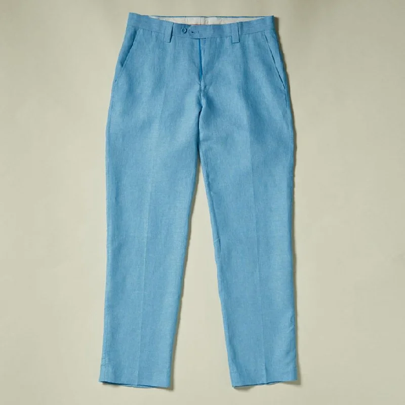 Seasonal Sale Inserch Linen Pants P3116-154 Lake Blue