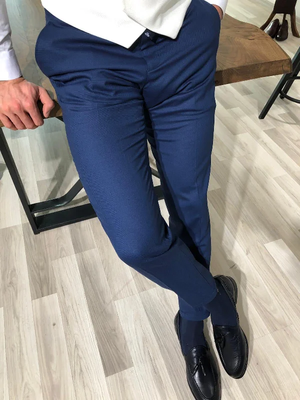 Huge Savings Indigo Light Fabric Slim Fit Pants for Every Occasion