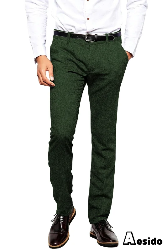 Quick Sale Men's Wool Tweed Pants