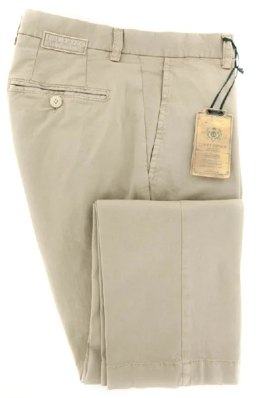 Luigi Borrelli Beige Pants - 38 US / 54 EU