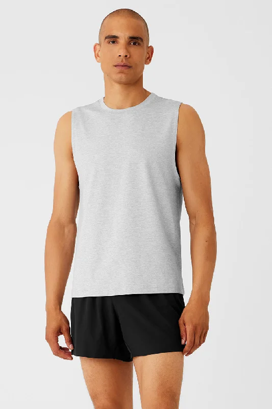 Major Savings Conquer Muscle Tank - Athletic Heather Grey
