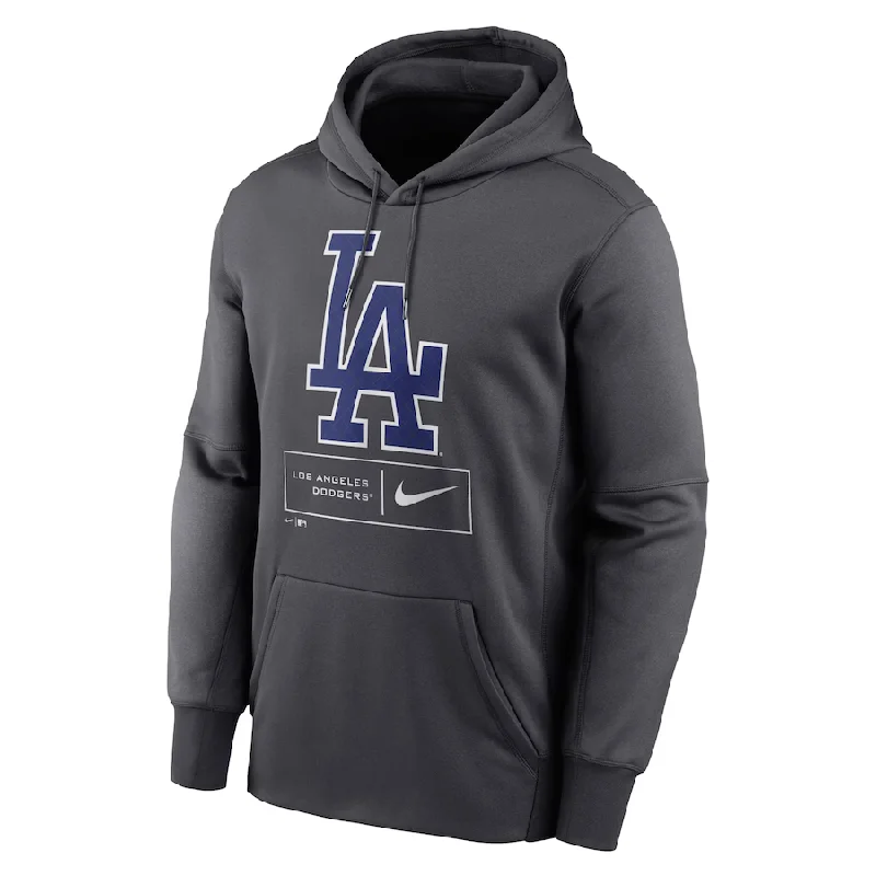 Final Clearance Nike Men's Anthracite Los Angeles Dodgers Pattern Logo Performance Pullover Hoodie Final Clearance Nike Men's Anthracite Los Angeles Dodgers Pattern Logo Performance Pullover Hoodie