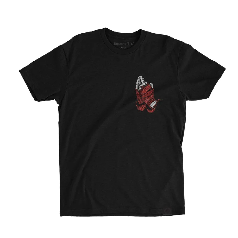 Pray For My Enemies Signature Tee [BLACK X RED] LIMITED EDITION