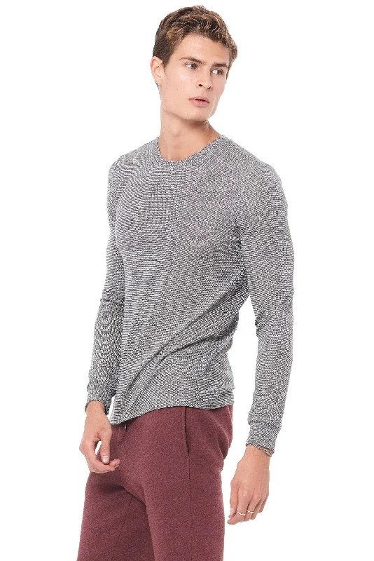 Price Blitz Men's Novelty Texture Long Sleeve Pullover
