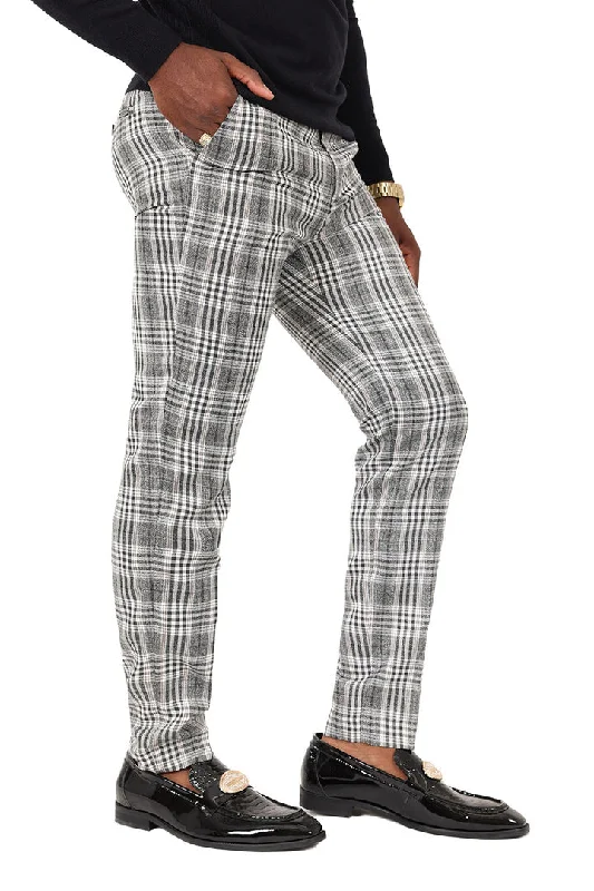 Stock Clearance Barabas Binondo 2CP188 Chino Slim Fit Pants Grey/Silver