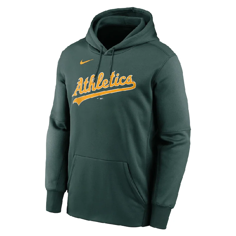 Final Markdown Oakland Athletics Nike Wordmark Therma Performance Pullover Hoodie - Mens Final Markdown Oakland Athletics Nike Wordmark Therma Performance Pullover Hoodie - Mens