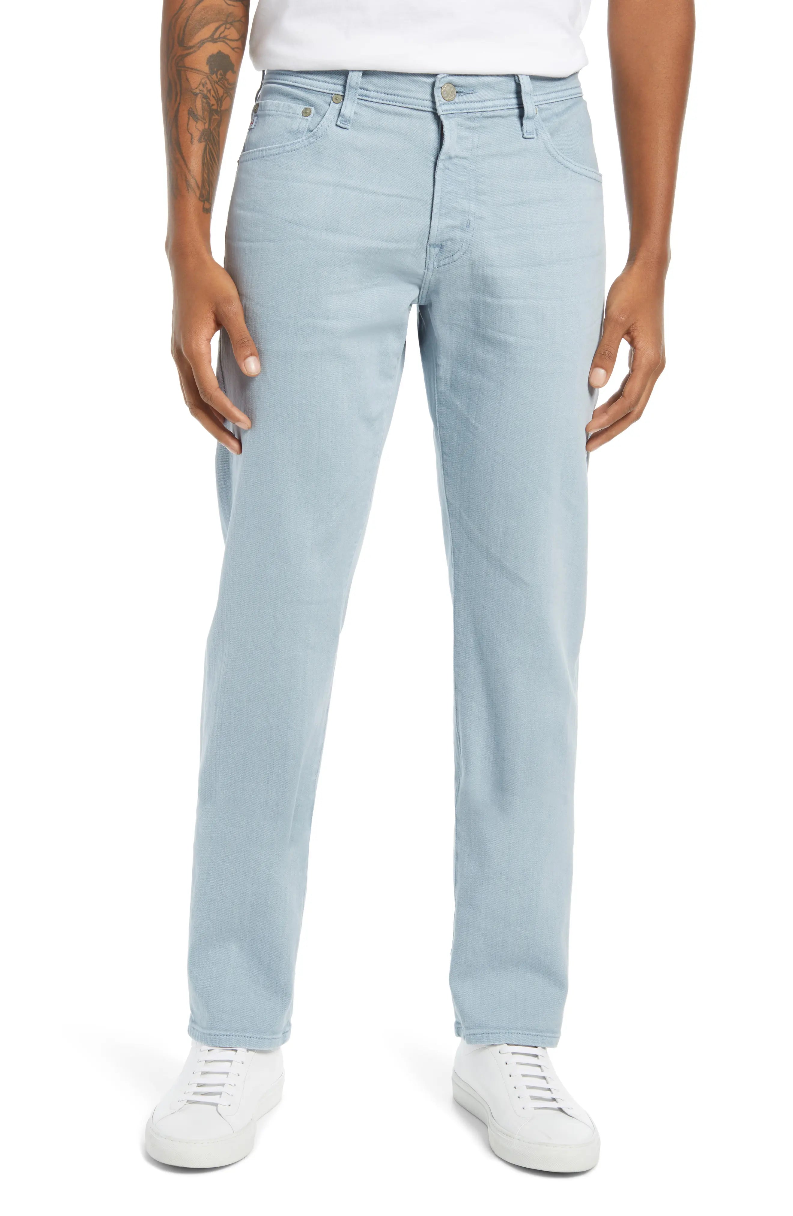 Chalet Ultra Pale Blue Tellis Modern Slim Fit Denim - AG Jeans