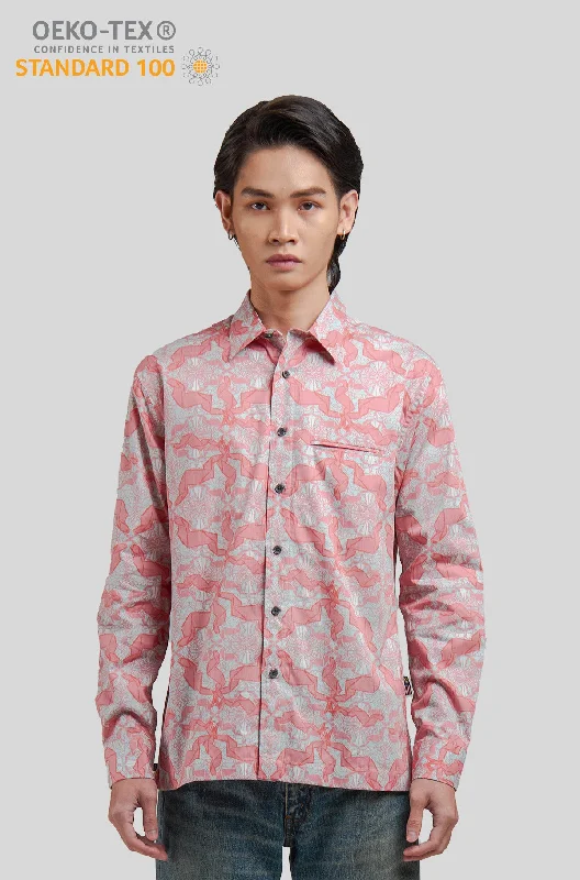 Nusantara Long Sleeve Modern Fit in Paper Snake