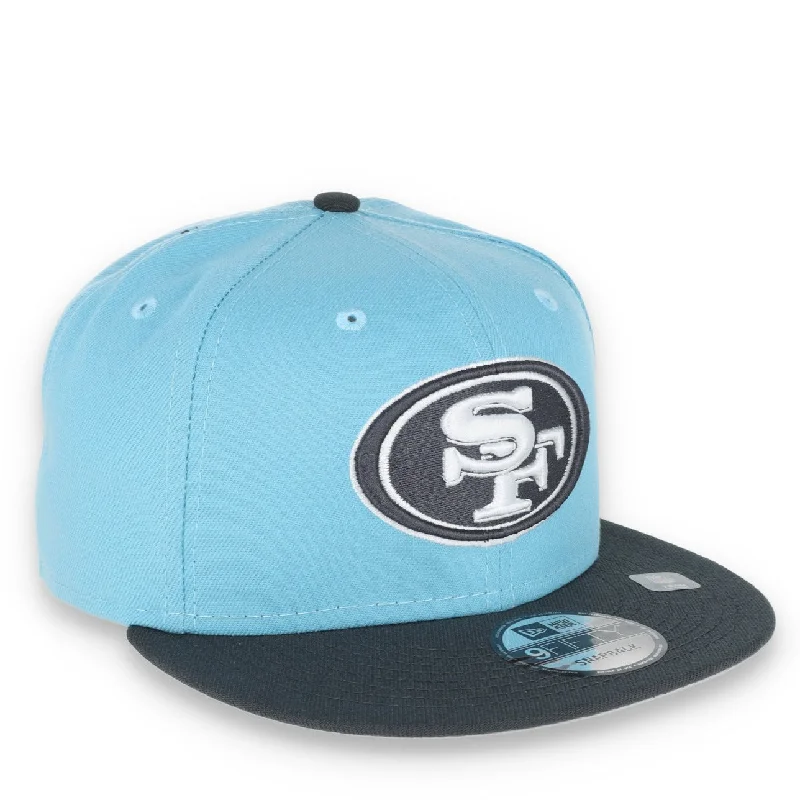 New Arrival New Era San Francisco 49ers Color Pack 2-Tone 9FIFTY Snapback Hat- Baby Blue/Grey New Arrival New Era San Francisco 49ers Color Pack 2-Tone 9FIFTY Snapback Hat- Baby Blue/Grey