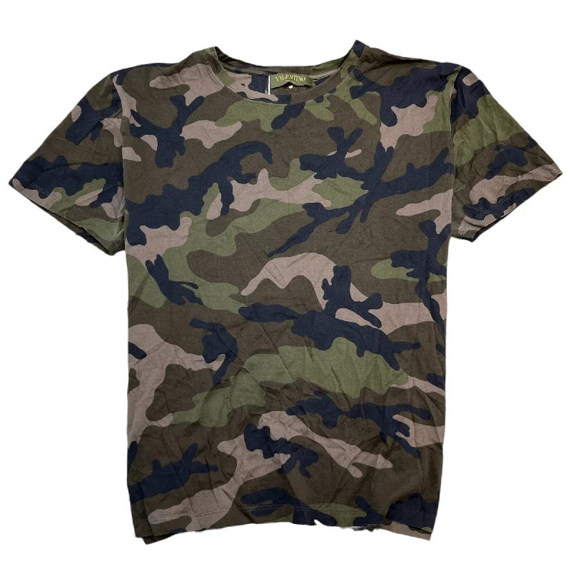 Now or Never Men's Camouflage T-Shirt Khaki Size L