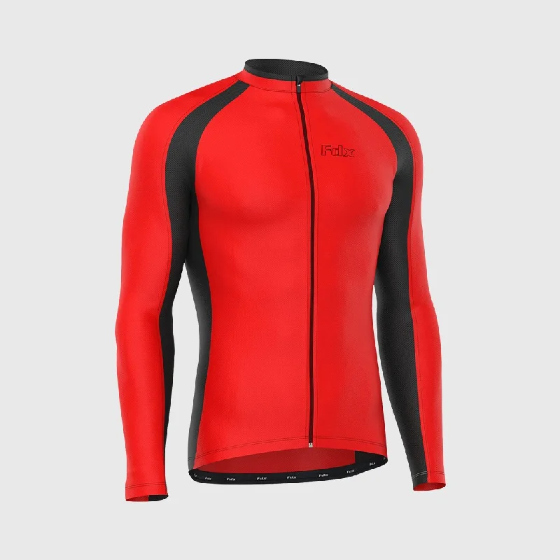 Bargain Blast Fdx Transition Red Men's & Boy's Long Sleeve Winter Cycling Jersey