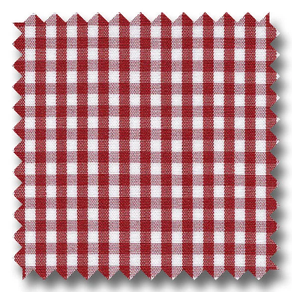Limited Offer Red Check 2Ply Broadcloth - Custom Dress Shirt