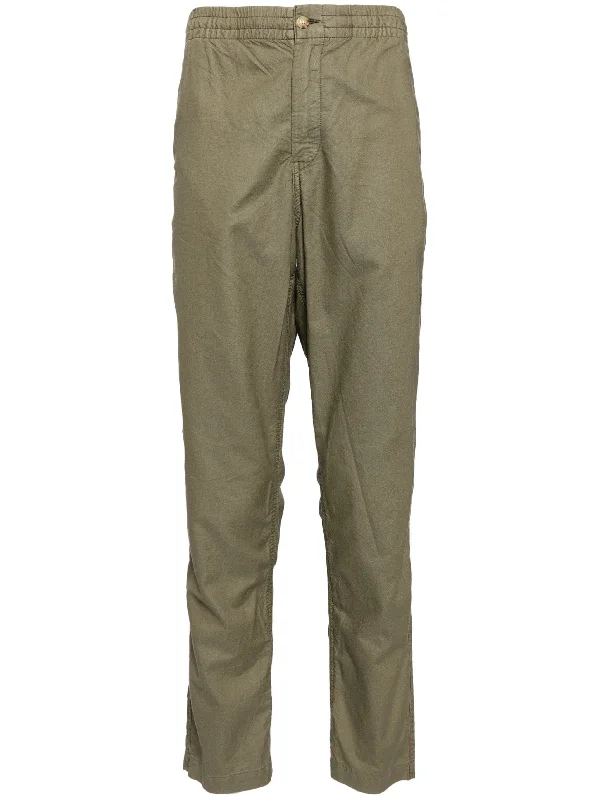 Straight-Leg Cotton Trousers