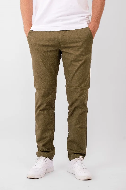 Savings Event De Originale Performance Structure Pants (Regular) - Oliven