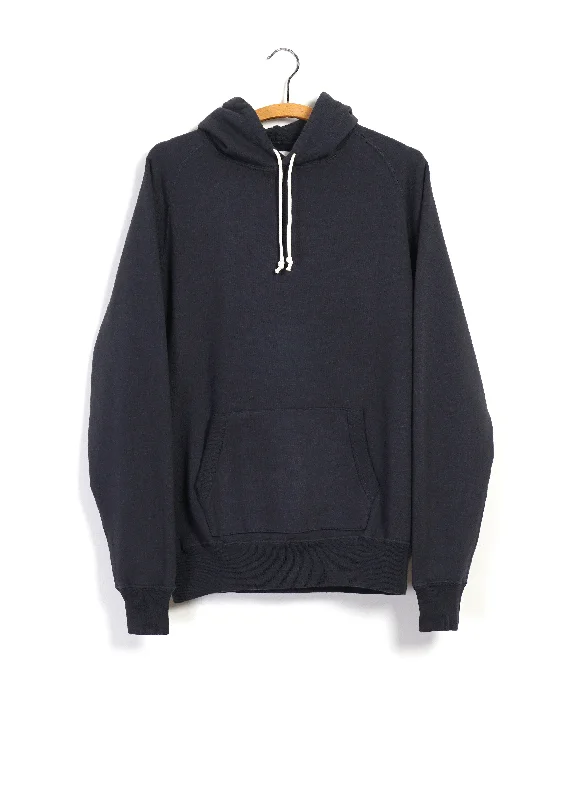 EHU'KAI | Brushed Fleece Hoodie | Dark Navy